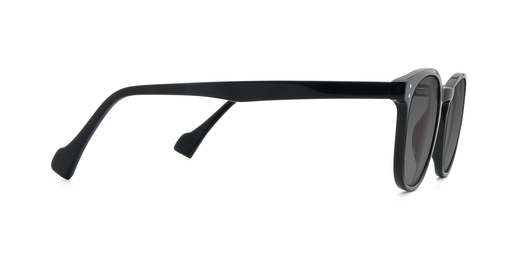 Side of 17293 in Black with Medium Gray Tinted Lenses