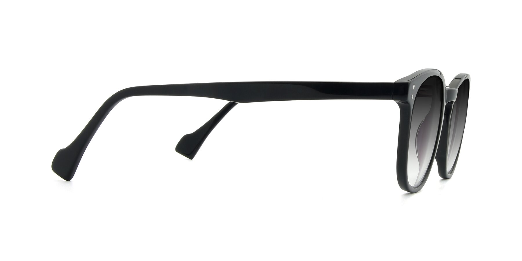 Side of 17293 in Black with Gray Gradient Lenses