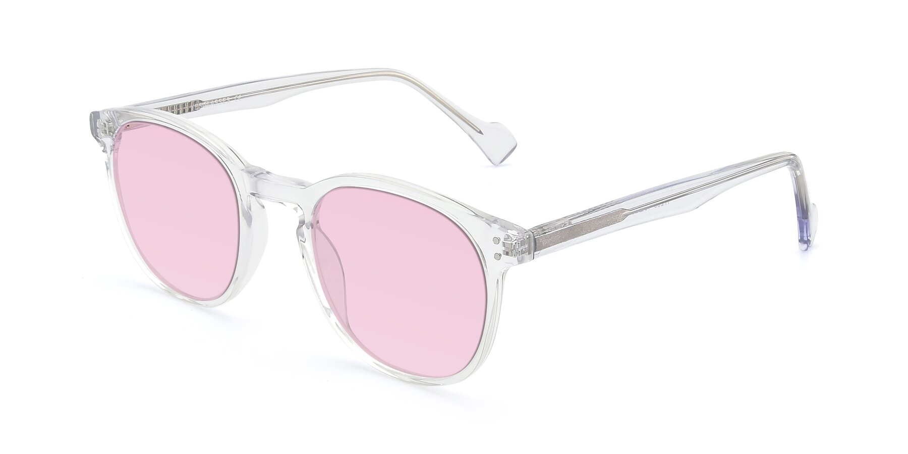 Angle of 17293 in Clear with Light Pink Tinted Lenses