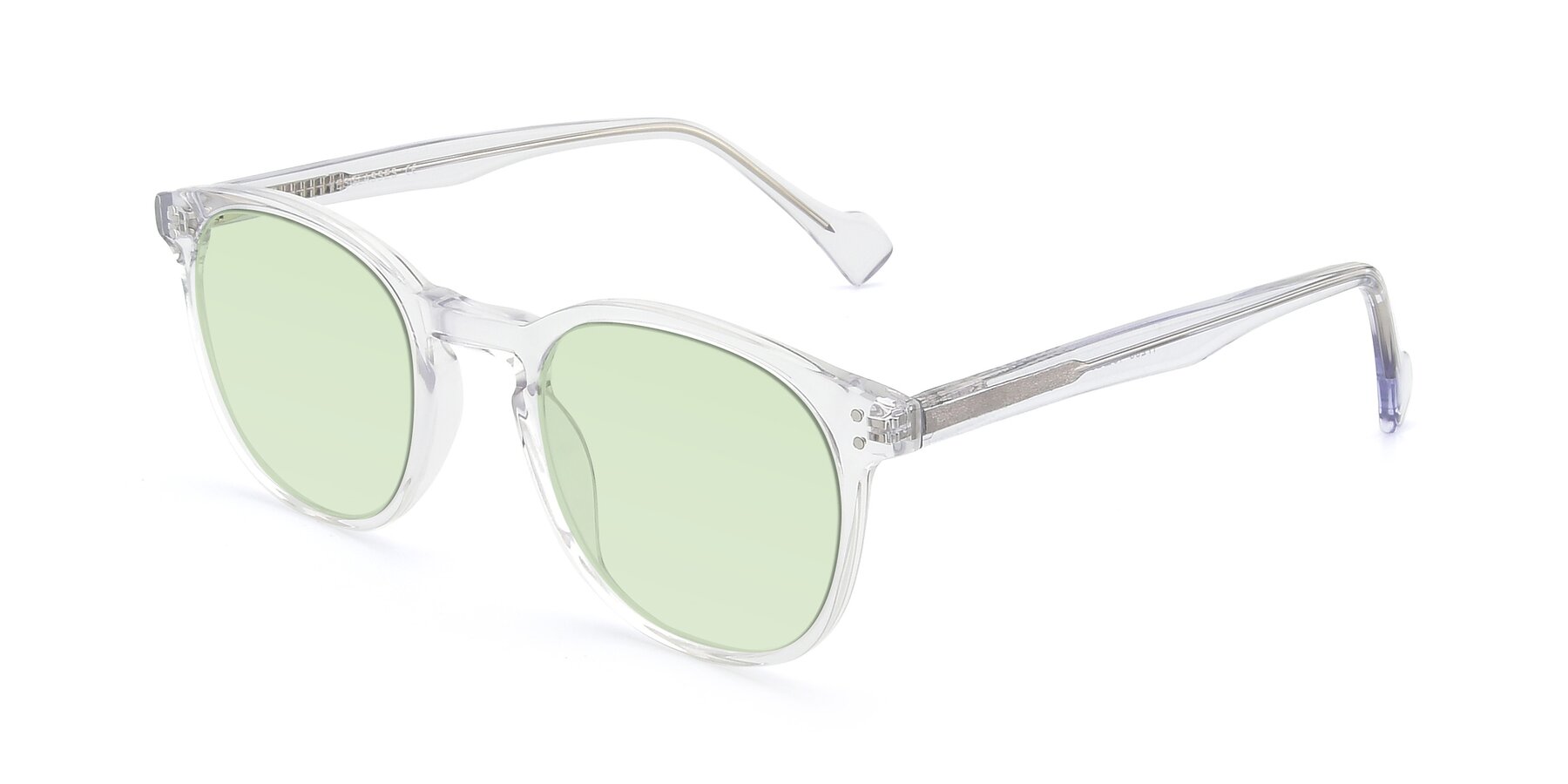 Angle of 17293 in Clear with Light Green Tinted Lenses