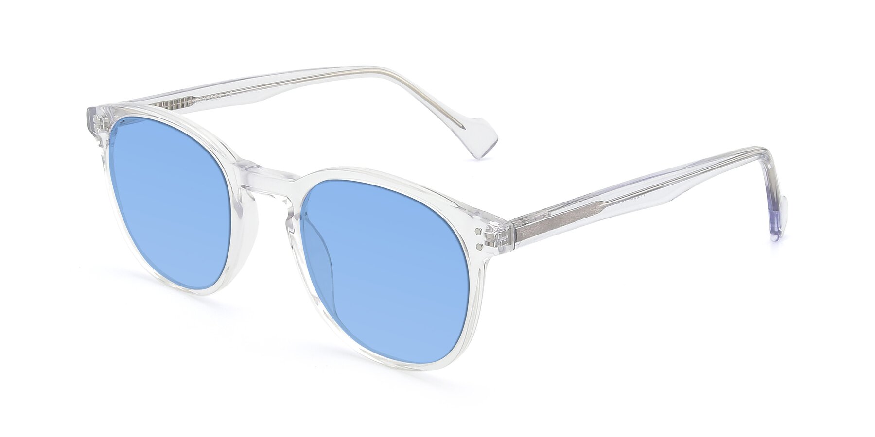 Angle of 17293 in Clear with Medium Blue Tinted Lenses