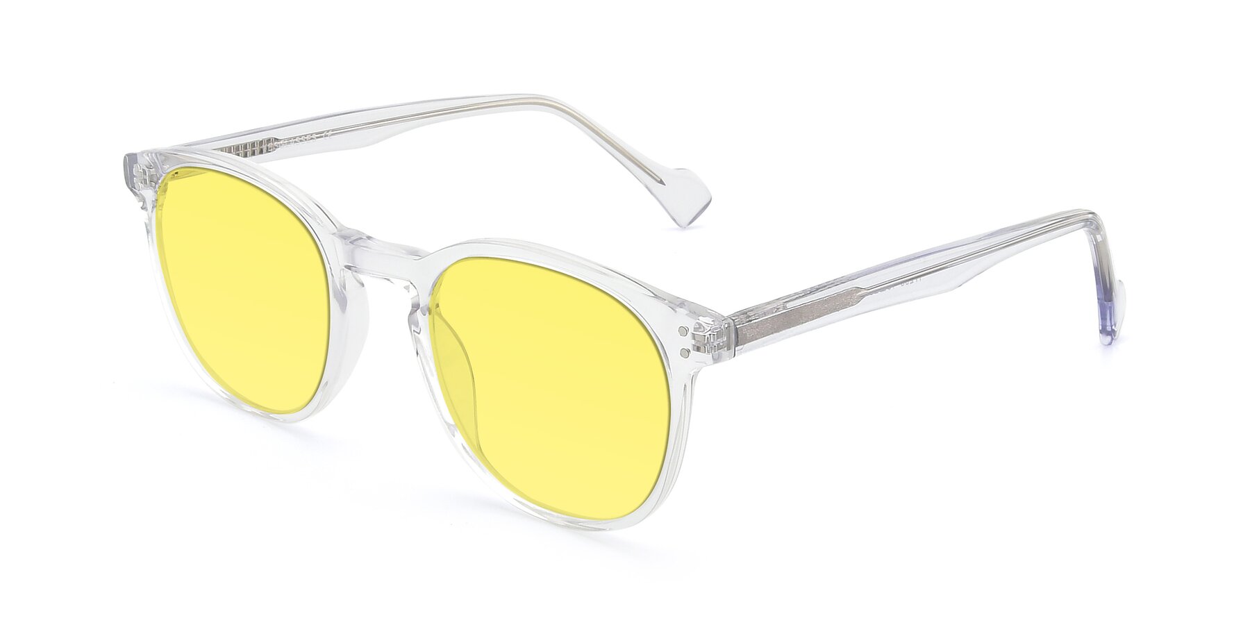 Angle of 17293 in Clear with Medium Yellow Tinted Lenses