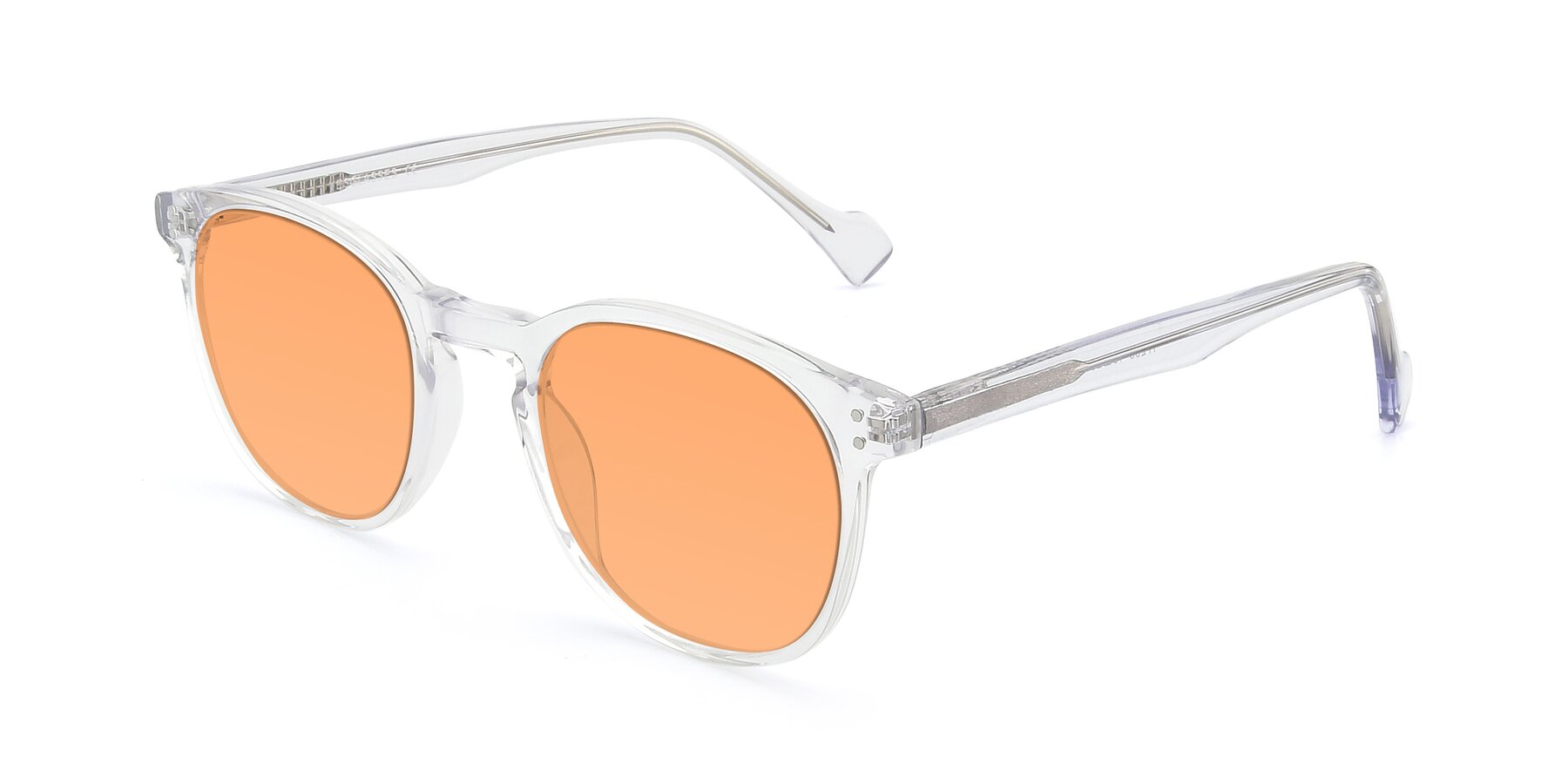Angle of 17293 in Clear with Medium Orange Tinted Lenses