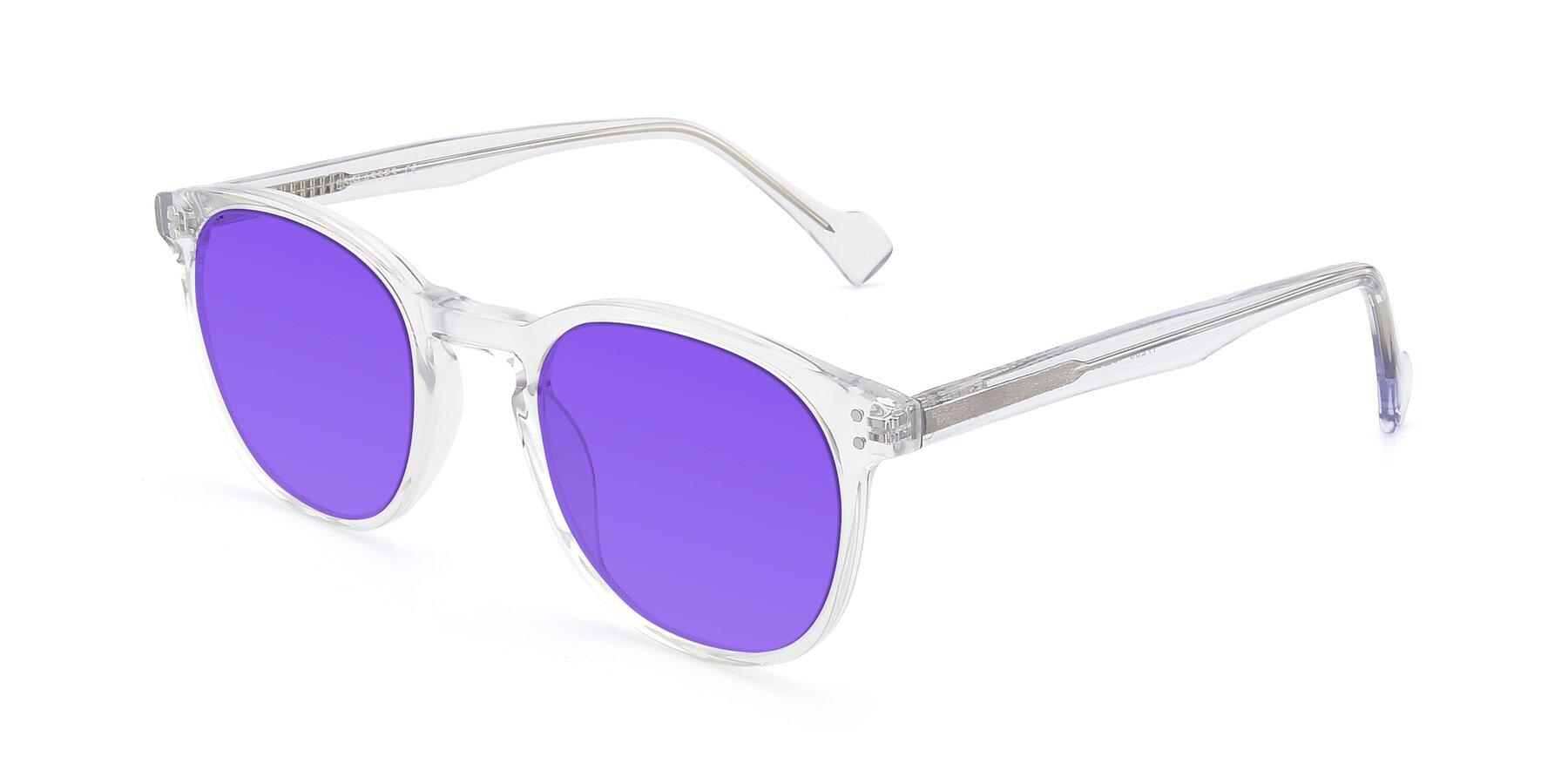 Angle of 17293 in Clear with Purple Tinted Lenses