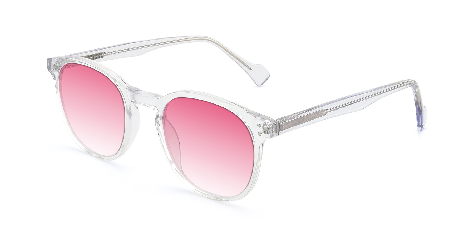 Angle of 17293 in Clear with Pink Gradient Lenses