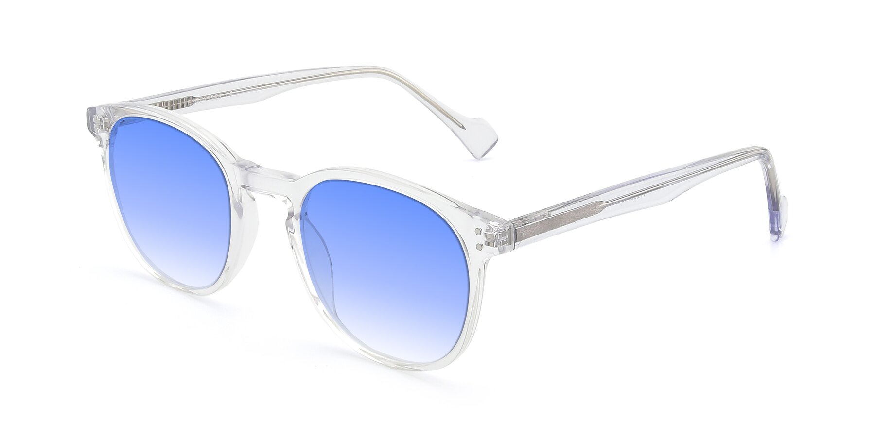Angle of 17293 in Clear with Blue Gradient Lenses