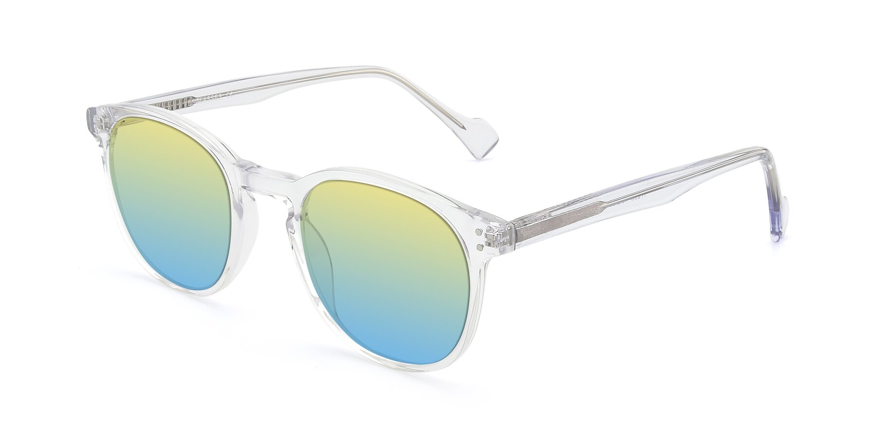 Angle of 17293 in Clear with Yellow / Blue Gradient Lenses