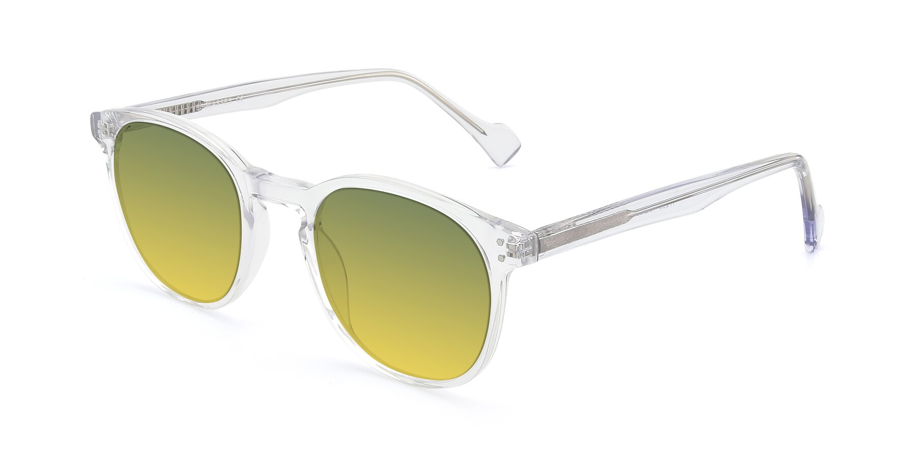 Angle of 17293 in Clear with Green / Yellow Gradient Lenses