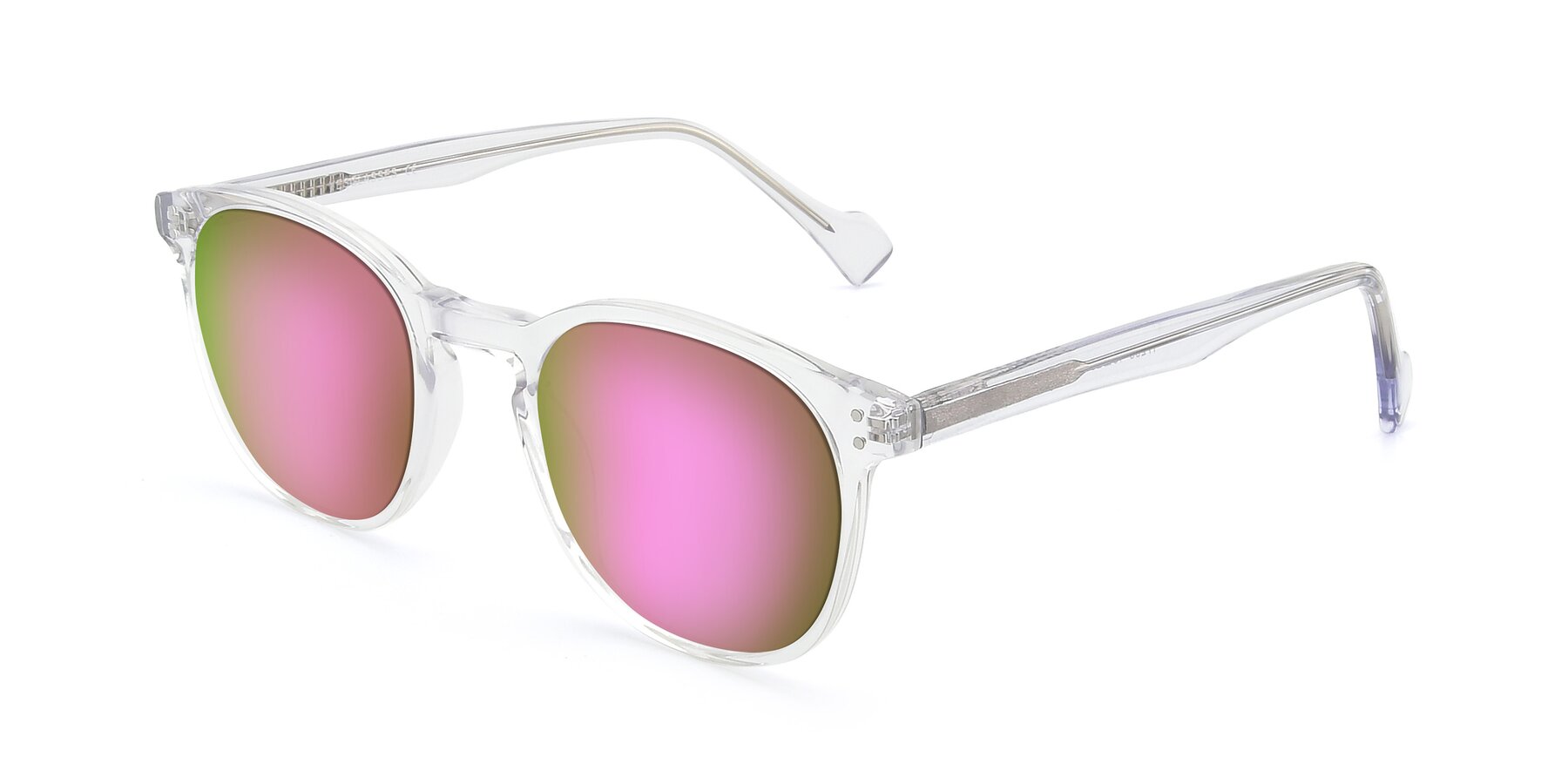 Angle of 17293 in Clear with Pink Mirrored Lenses