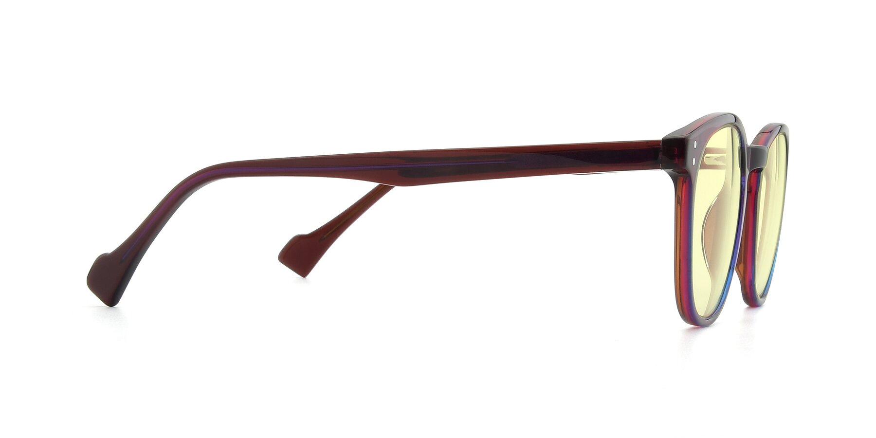Side of 17293 in Violet with Light Yellow Tinted Lenses