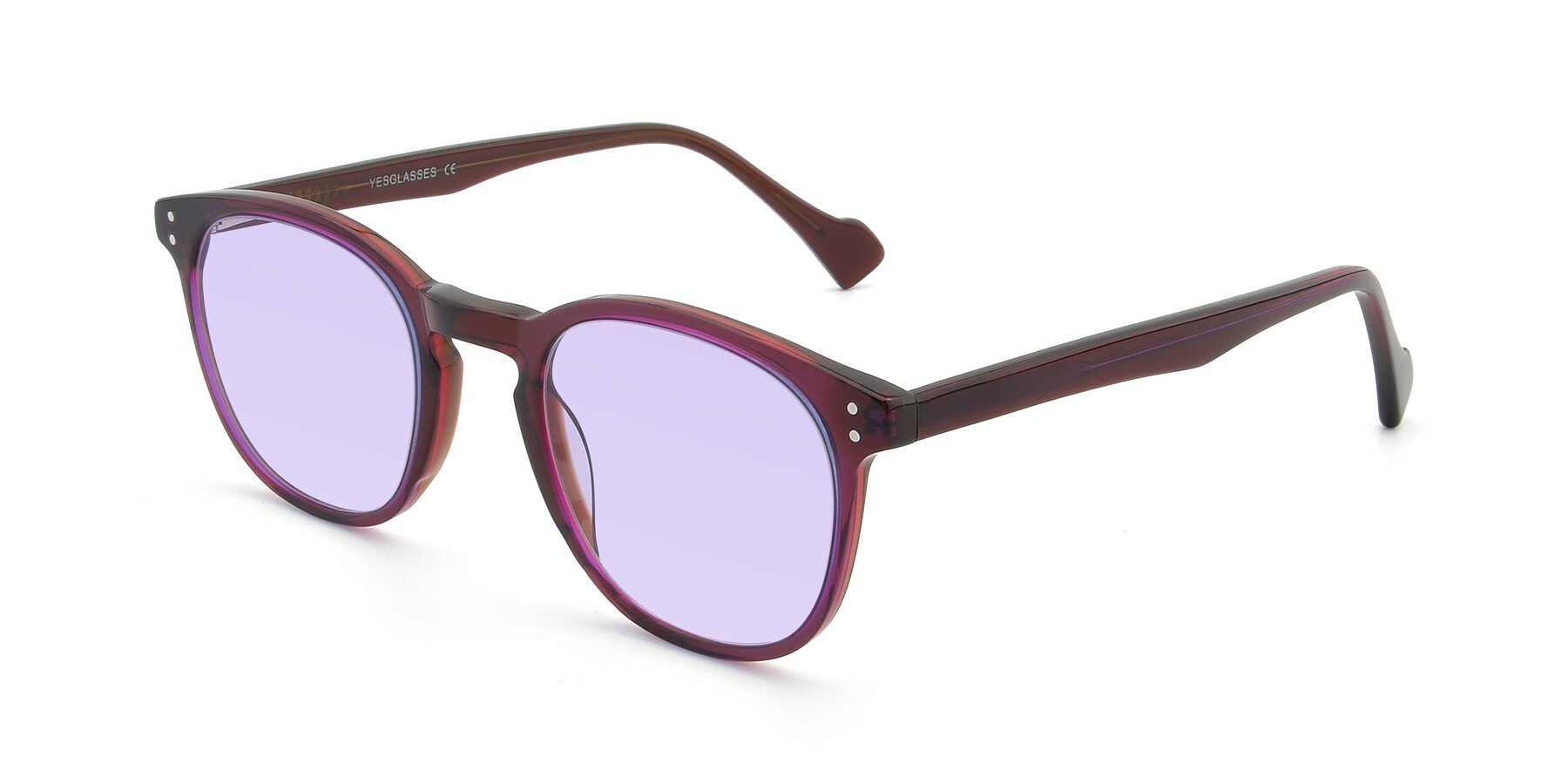 Angle of 17293 in Violet with Light Purple Tinted Lenses