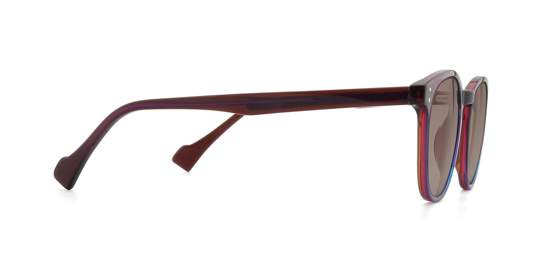 Side of 17293 in Violet with Medium Brown Tinted Lenses