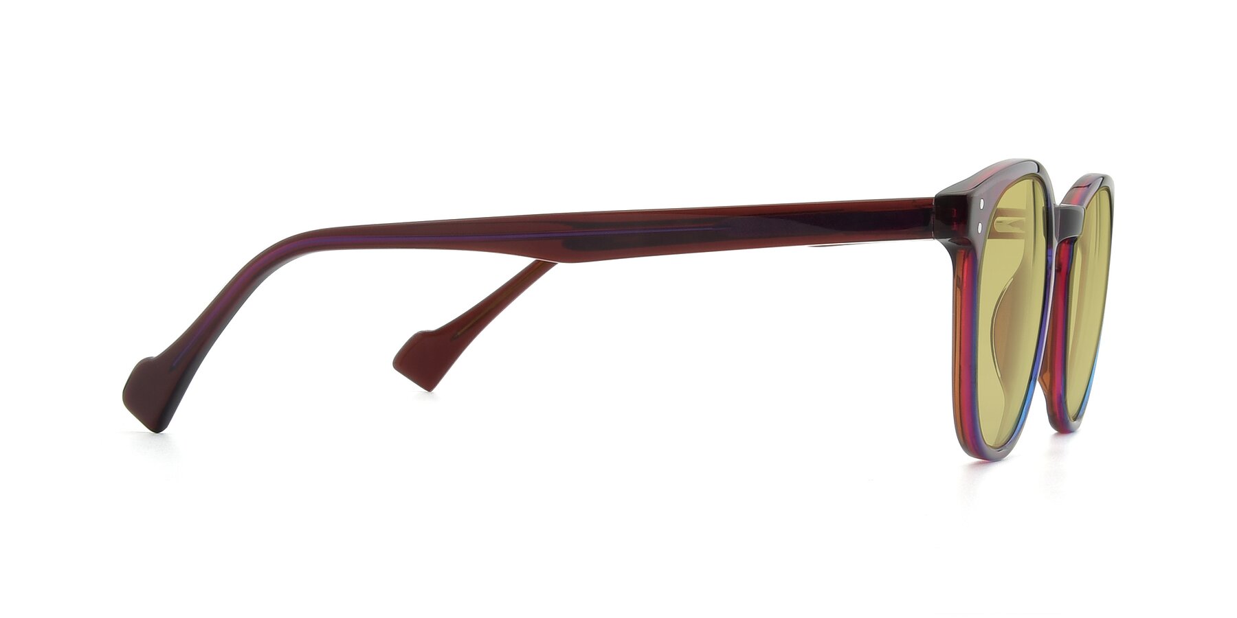 Side of 17293 in Violet with Medium Champagne Tinted Lenses