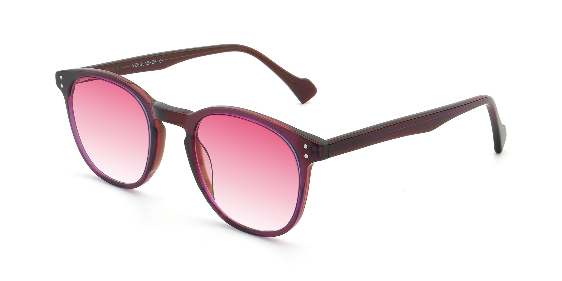 Angle of 17293 in Violet with Pink Gradient Lenses