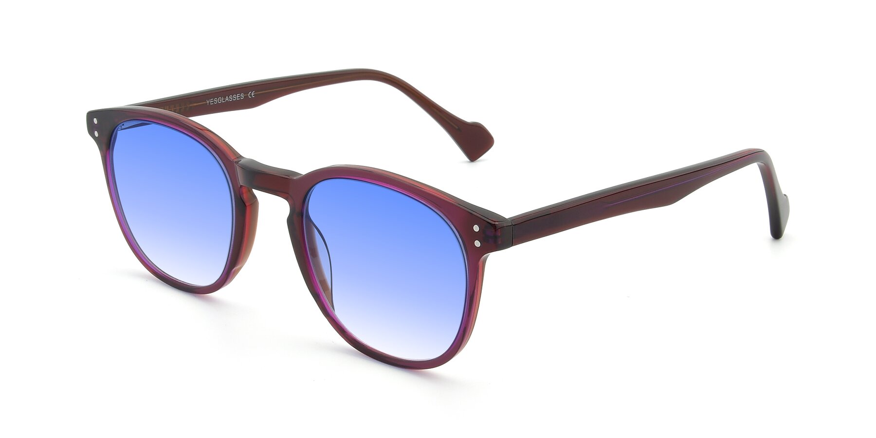 Angle of 17293 in Violet with Blue Gradient Lenses