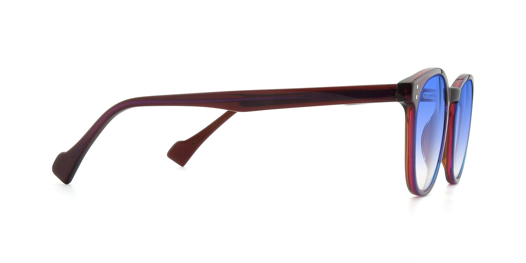 Side of 17293 in Violet with Blue Gradient Lenses