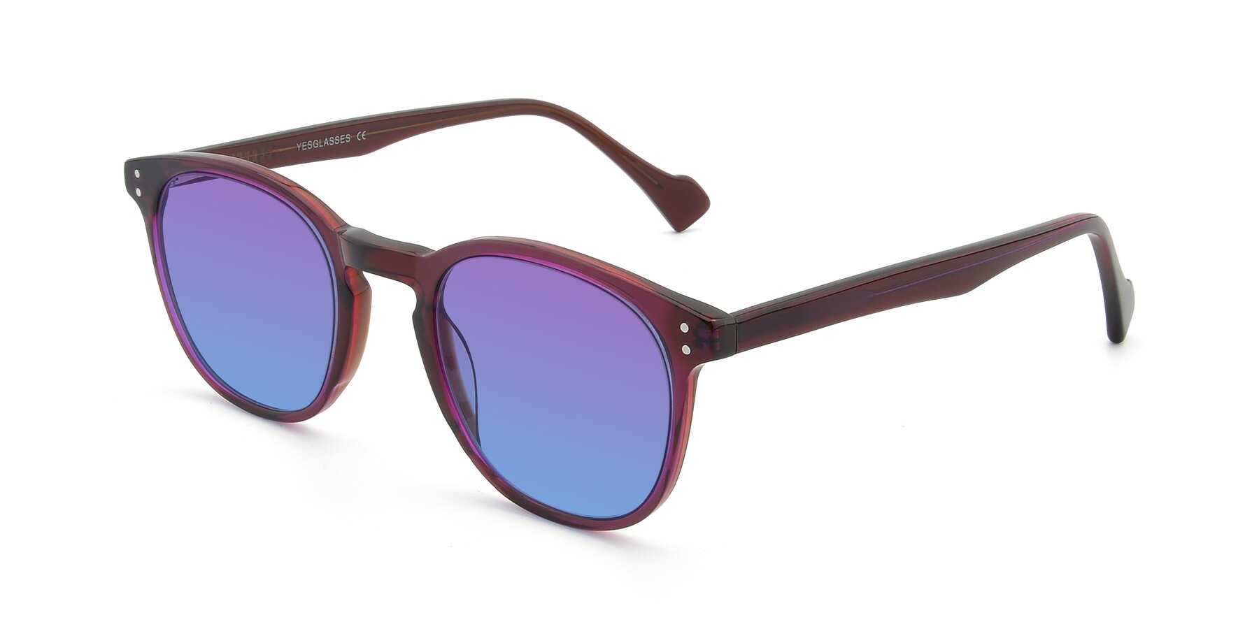 Angle of 17293 in Violet with Purple / Blue Gradient Lenses