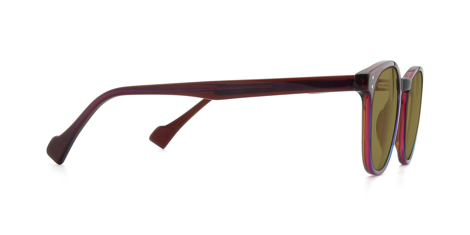 Side of 17293 in Violet with Brown Polarized Lenses