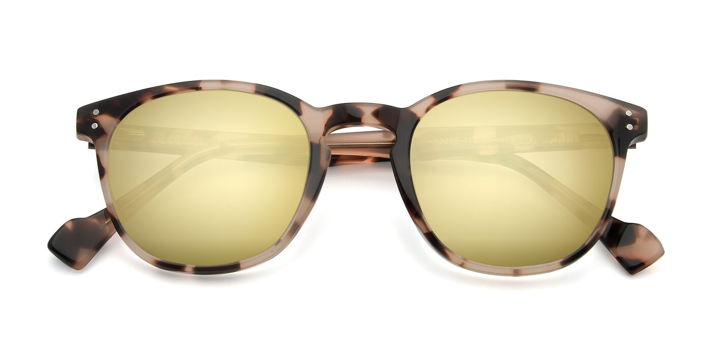 17293 - Tortoise Flash Mirrored Sunglasses
