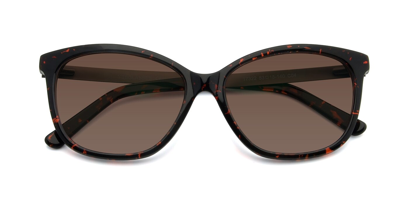 17322 - Tortoise Wine Tinted Sunglasses