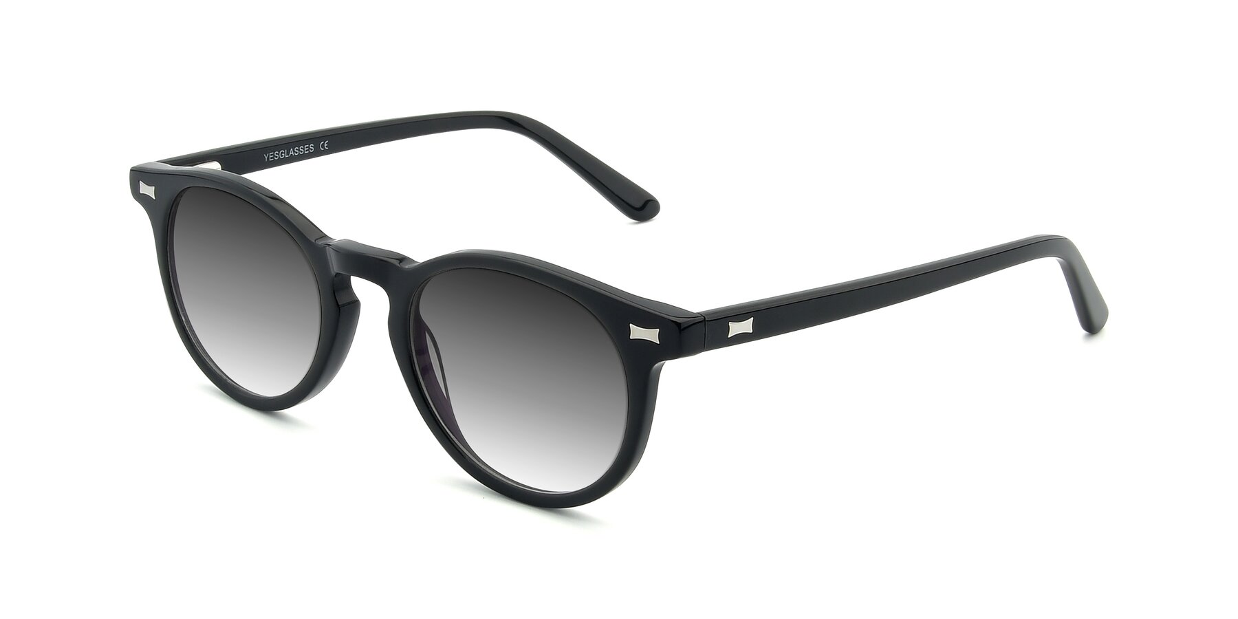 Angle of 17330 in Black with Gray Gradient Lenses
