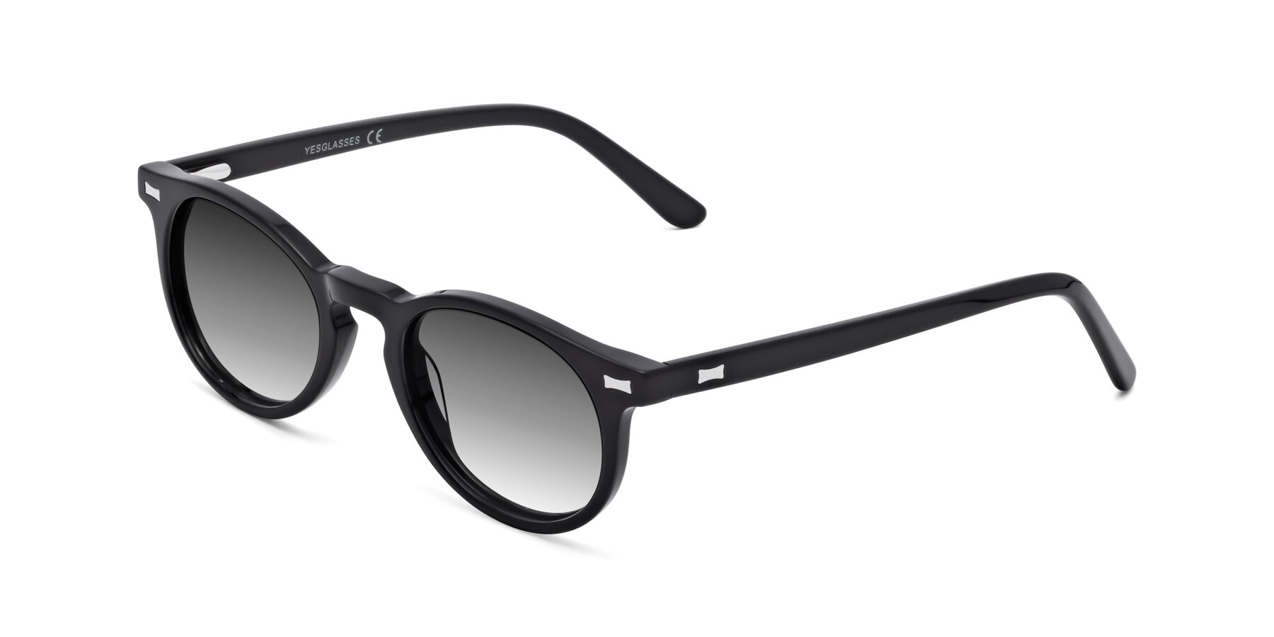 Angle of 17330 in Black with Gray Gradient Lenses