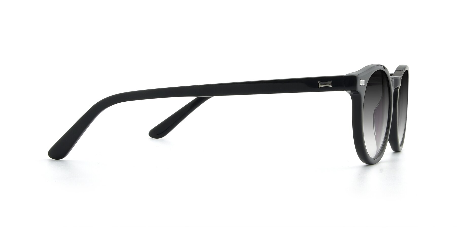 Side of 17330 in Black with Gray Gradient Lenses