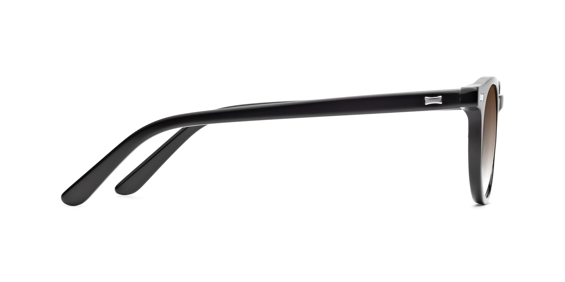 Side of 17330 in Black with Brown Gradient Lenses
