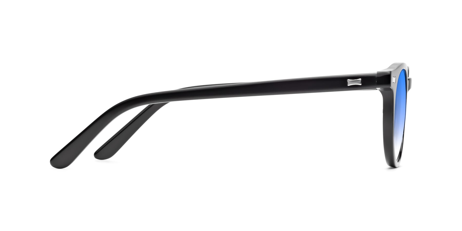 Side of 17330 in Black with Blue Gradient Lenses
