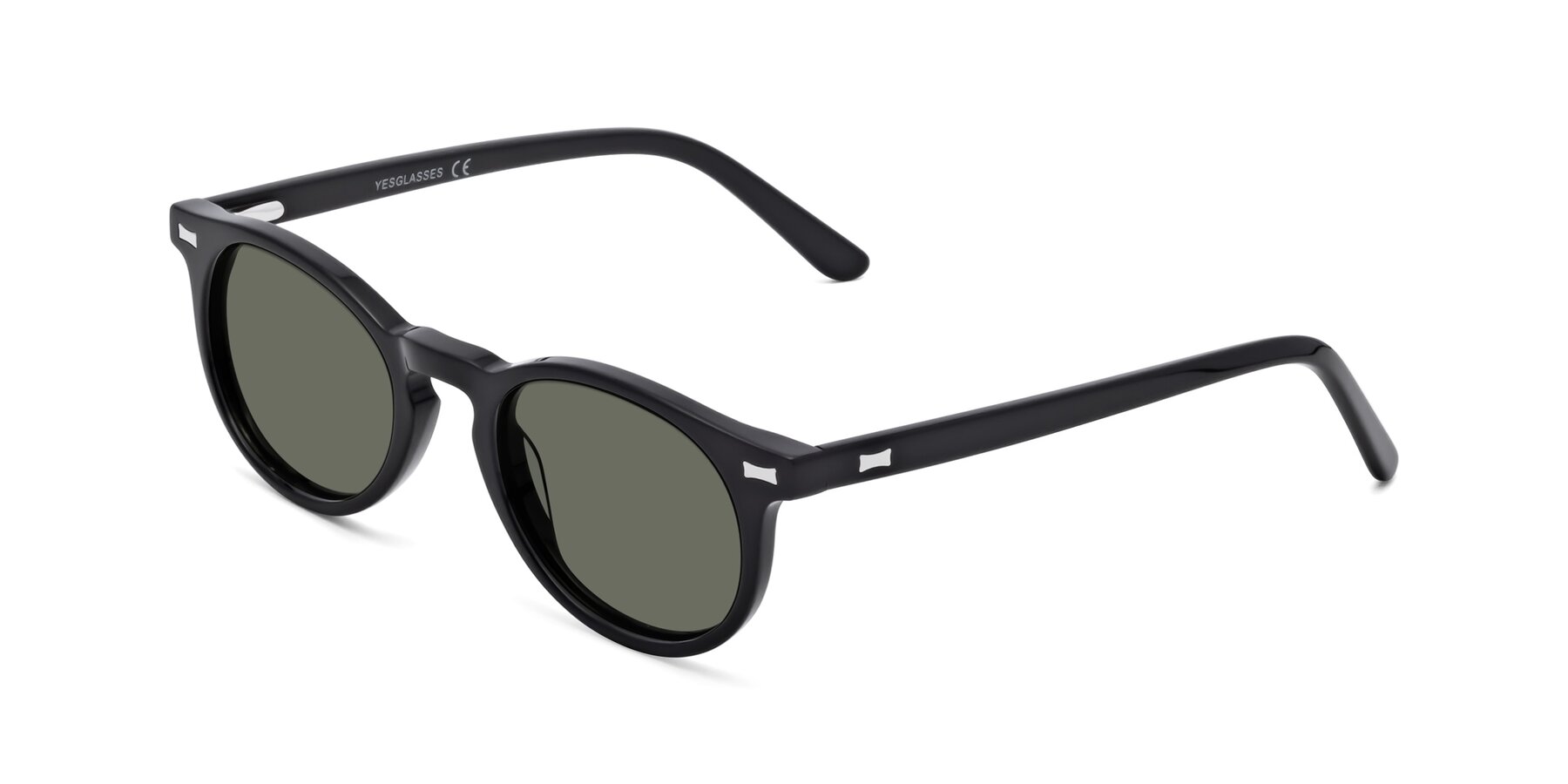 Angle of 17330 in Black with Gray Polarized Lenses