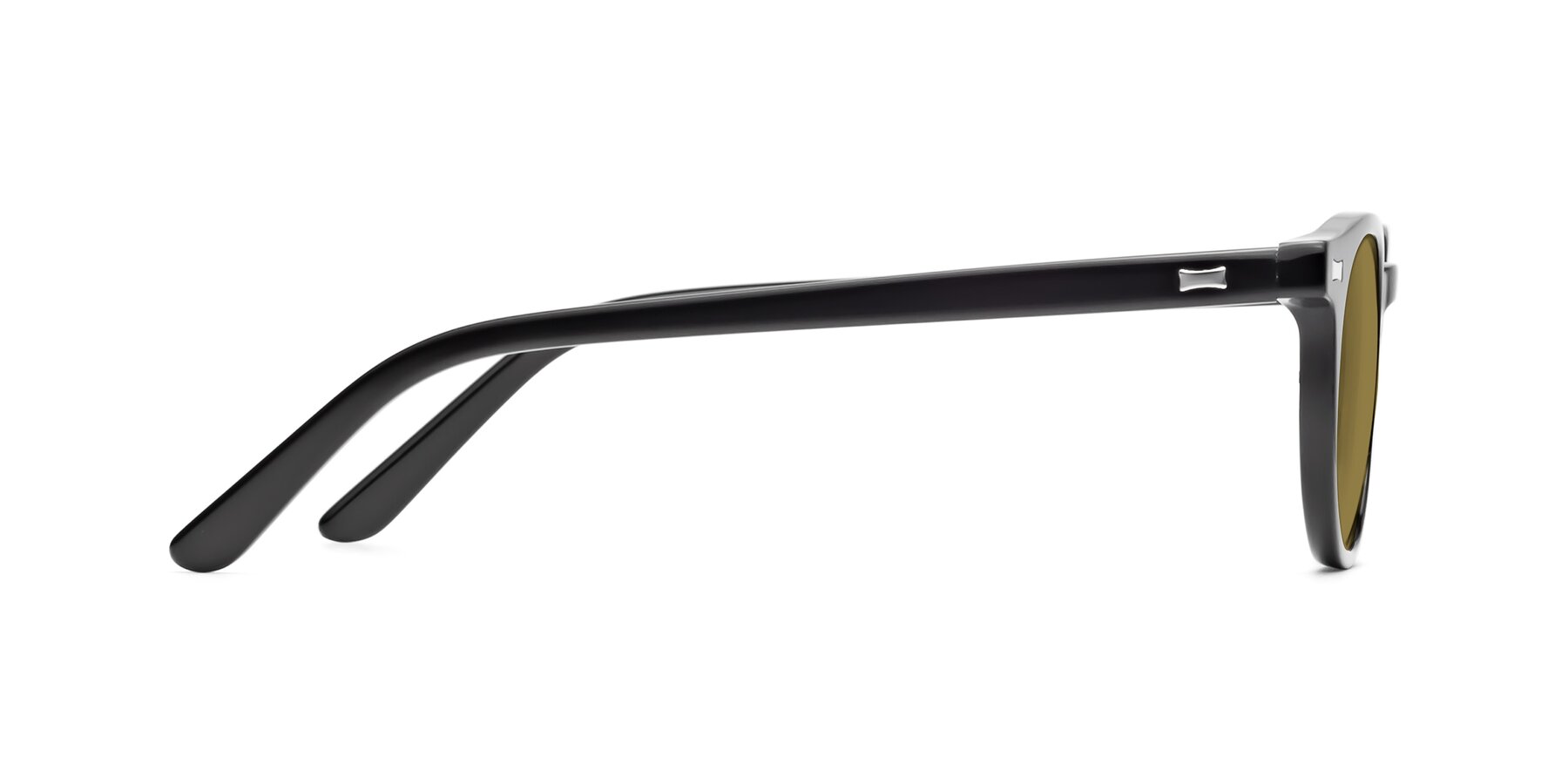 Side of 17330 in Black with Brown Polarized Lenses