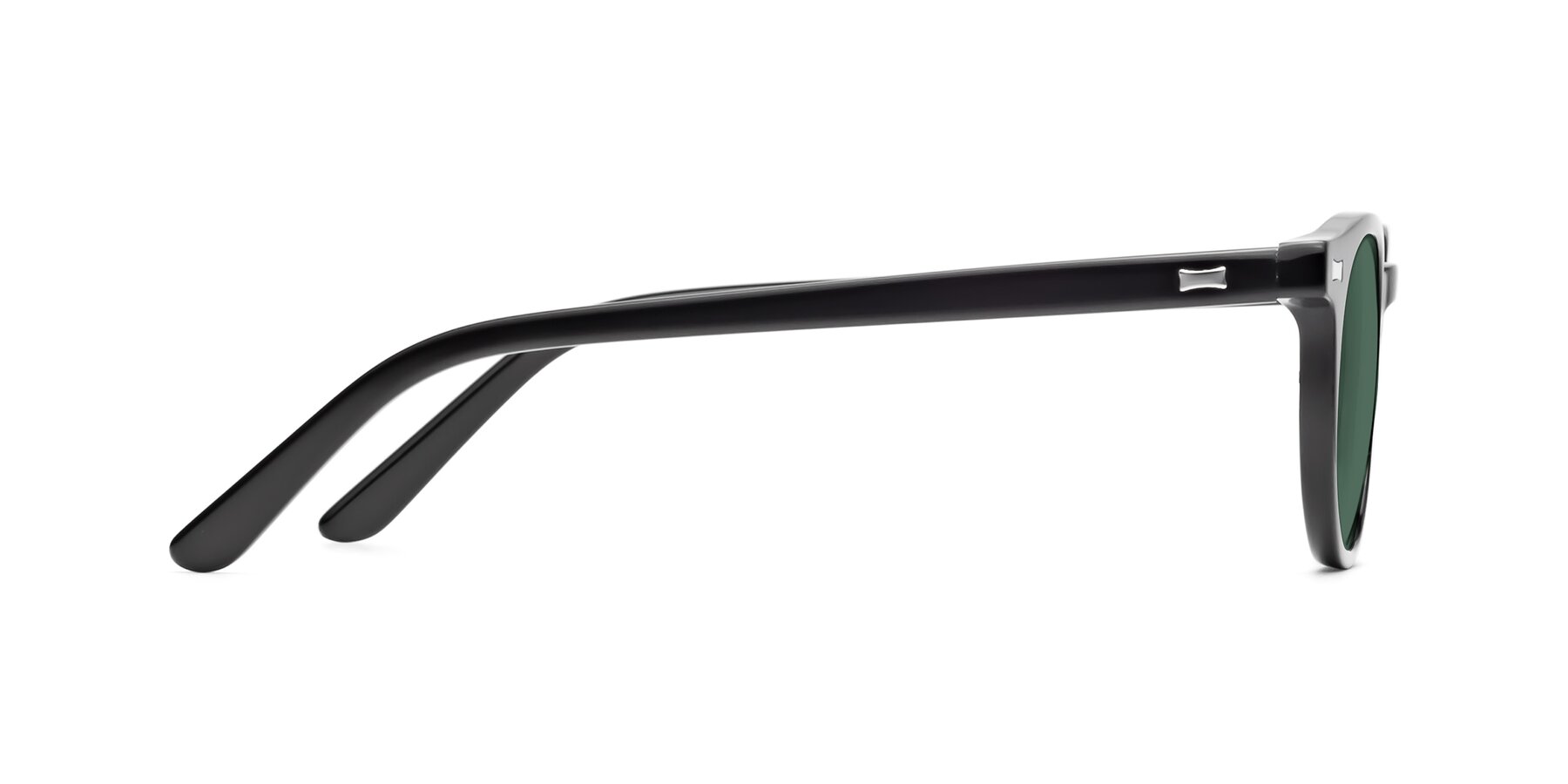 Side of 17330 in Black with Green Polarized Lenses