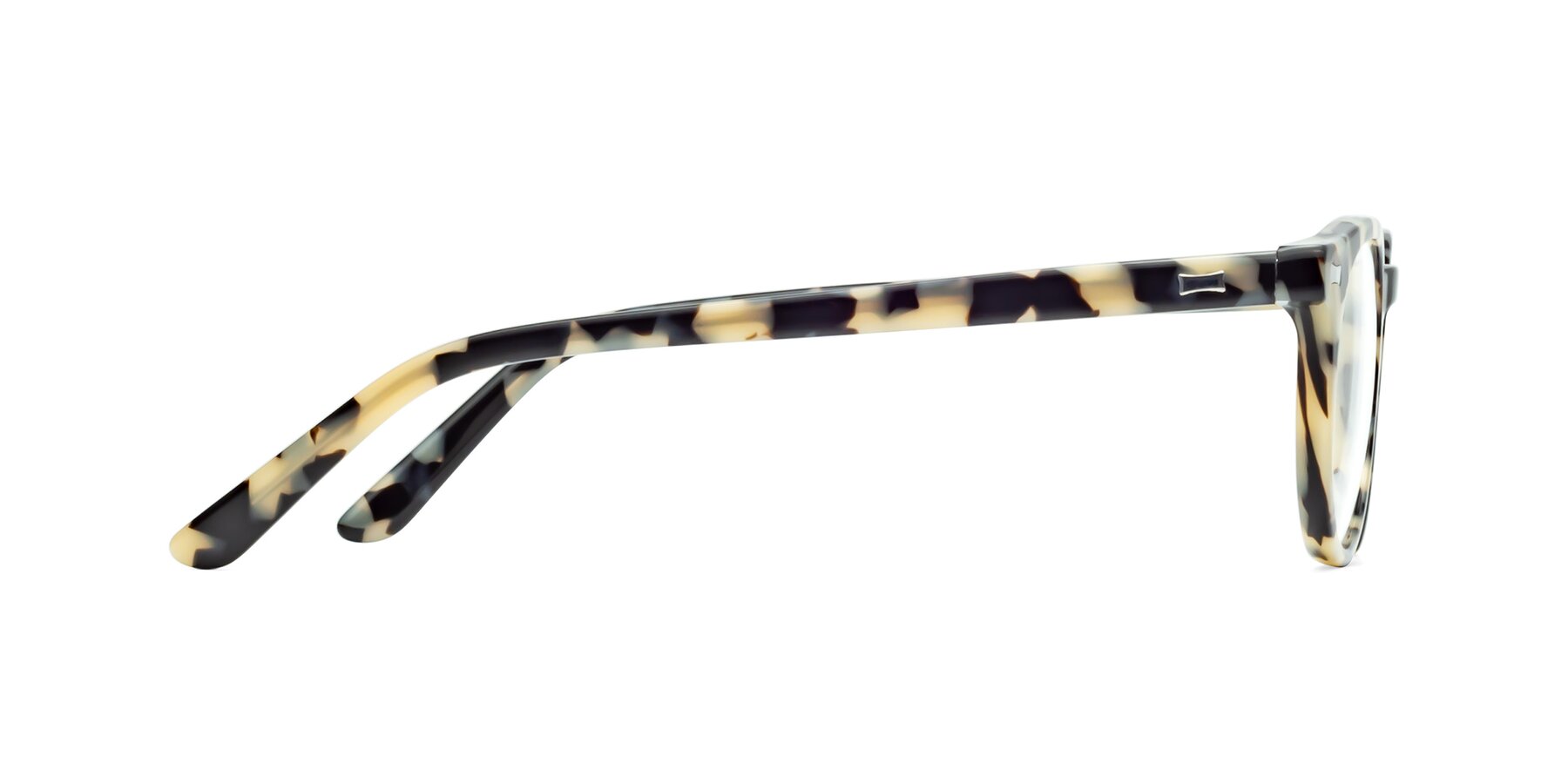Side of 17330 in Tortoise Honey with Clear Eyeglass Lenses