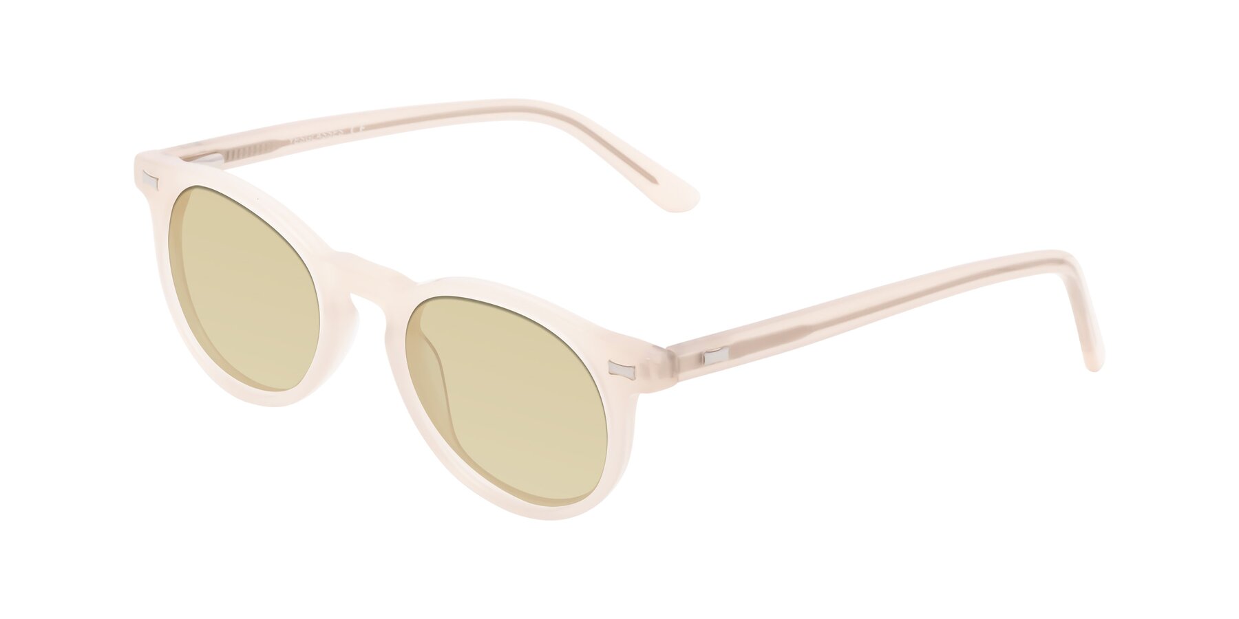 Angle of 17330 in Beige with Light Champagne Tinted Lenses