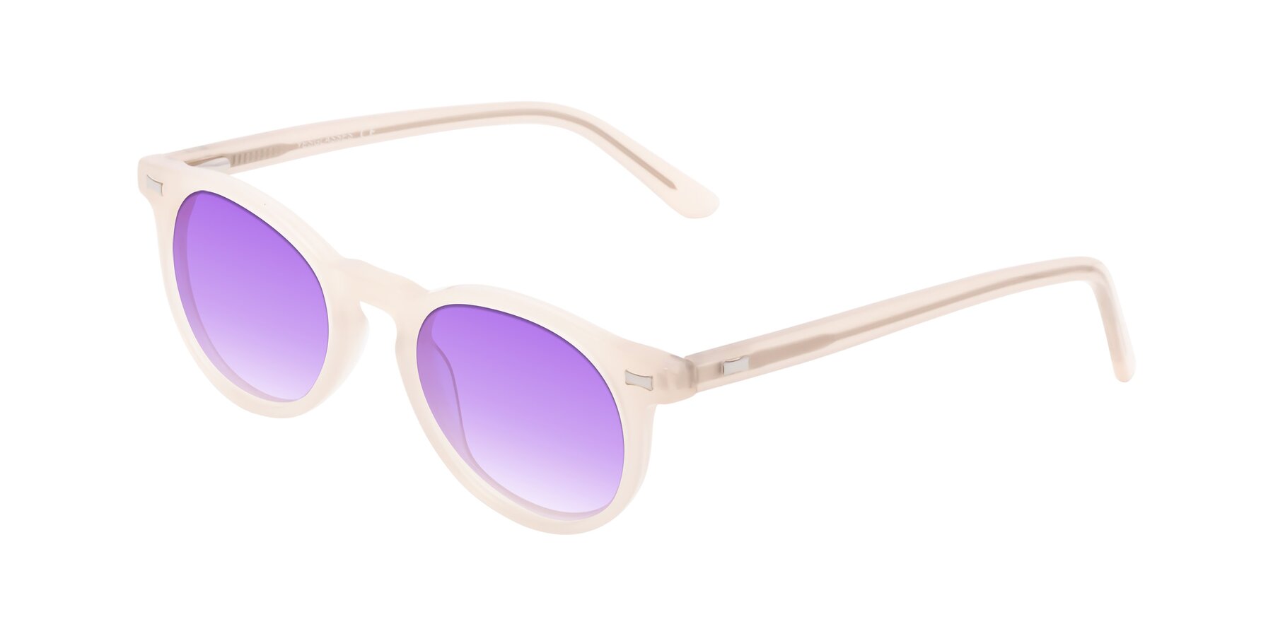 Angle of 17330 in Beige with Purple Gradient Lenses