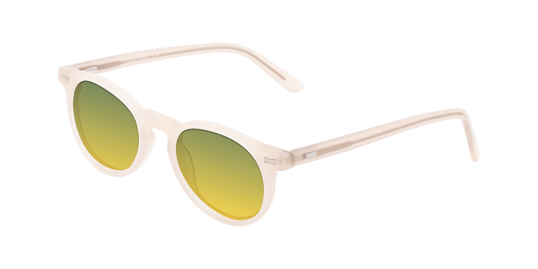 Angle of 17330 in Beige with Green / Yellow Gradient Lenses