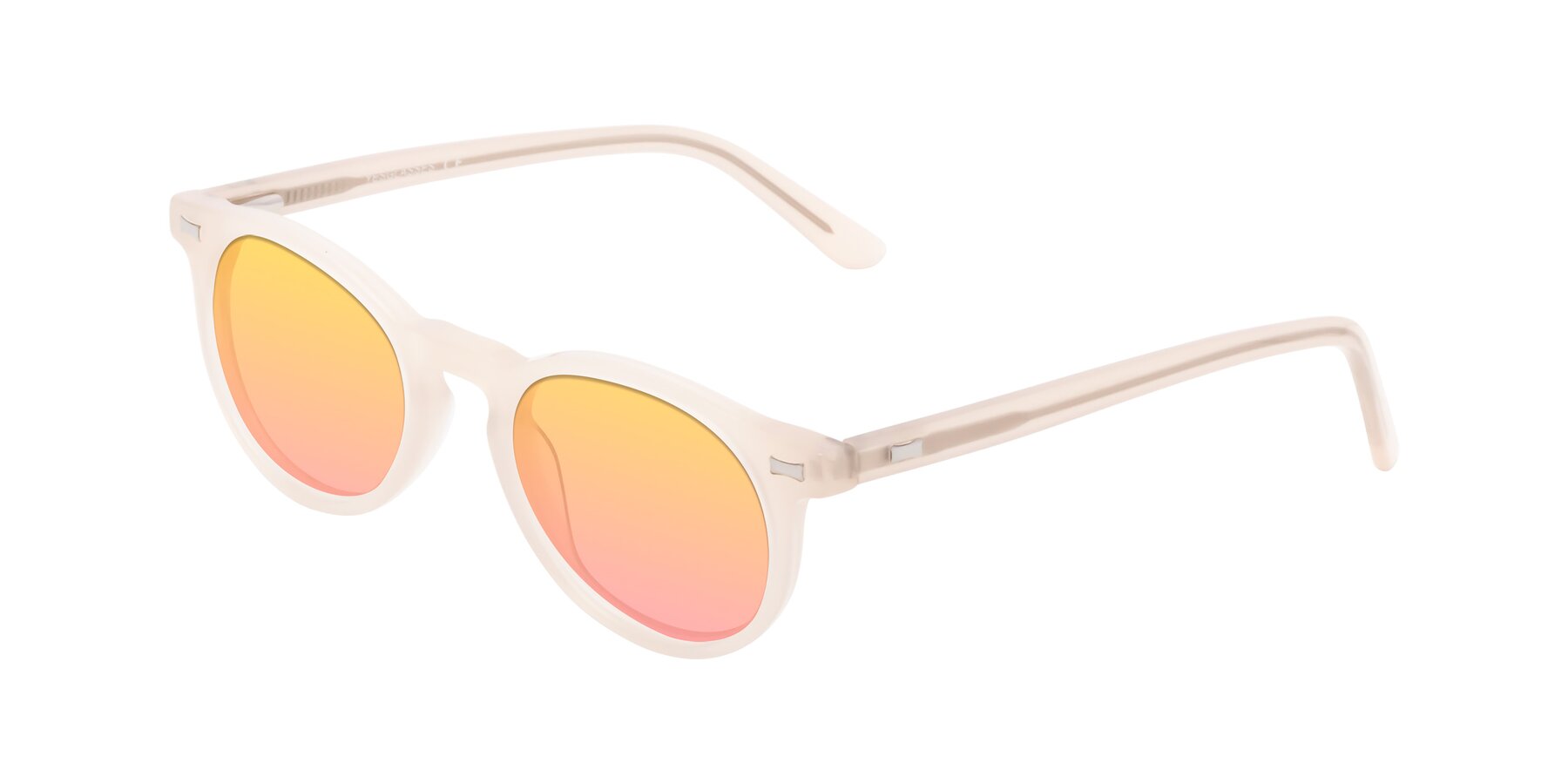 Angle of 17330 in Beige with Yellow / Pink Gradient Lenses