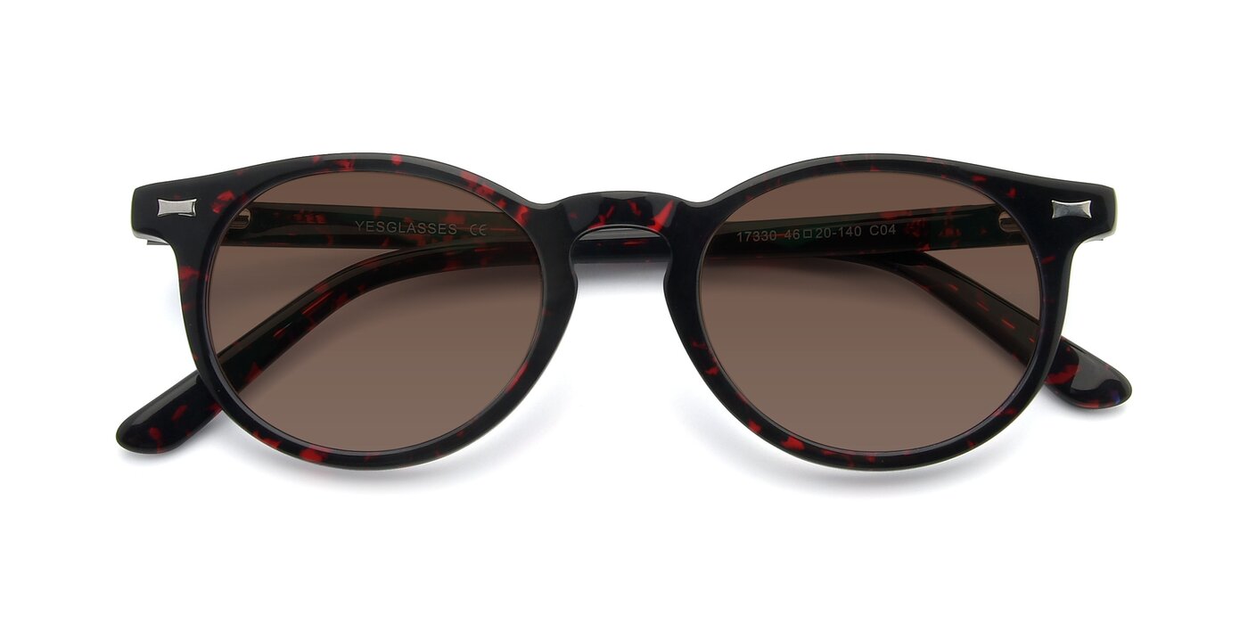 17330 - Tortoise Wine Tinted Sunglasses