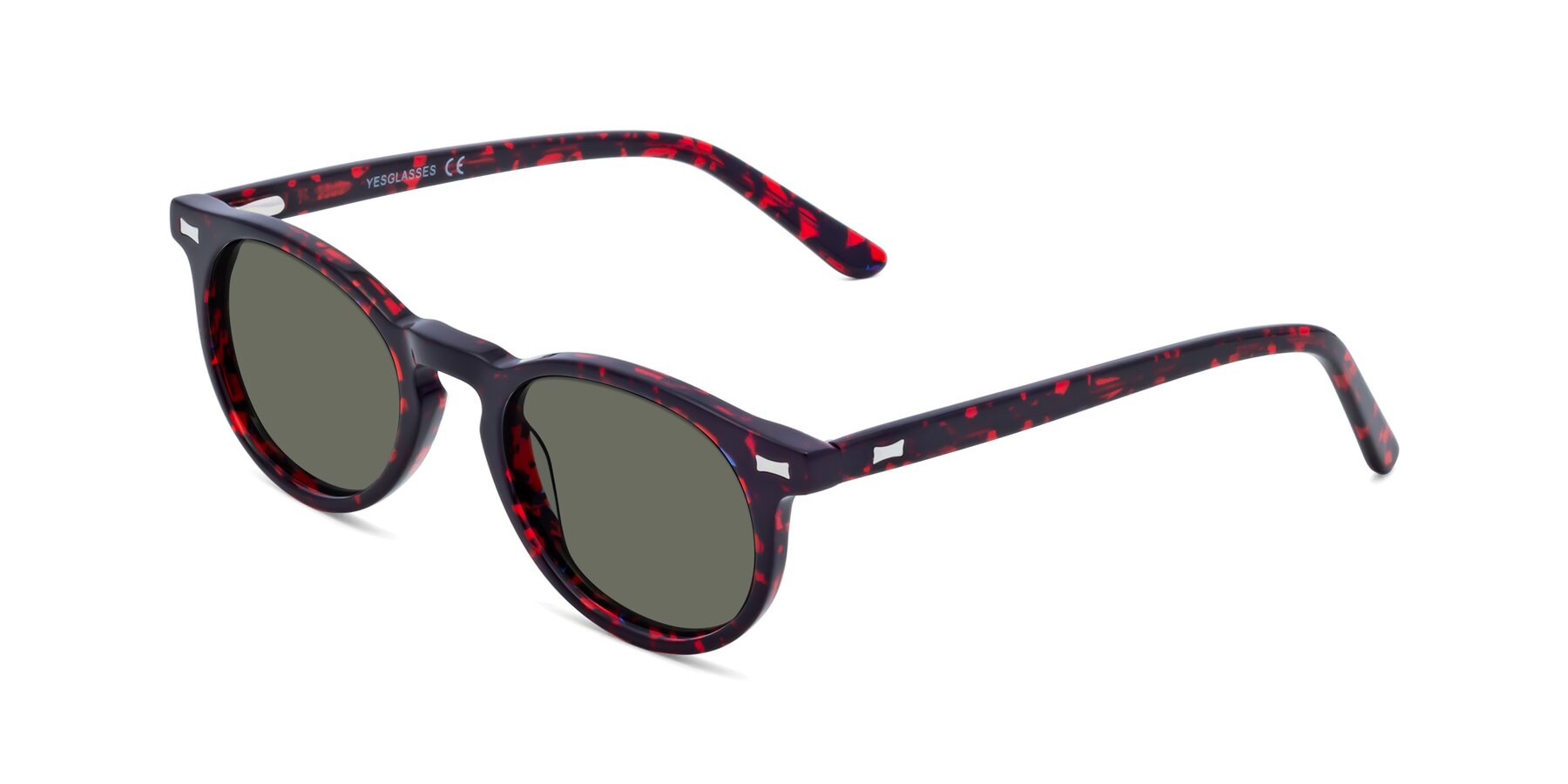 Angle of 17330 in Tortoise Wine with Gray Polarized Lenses