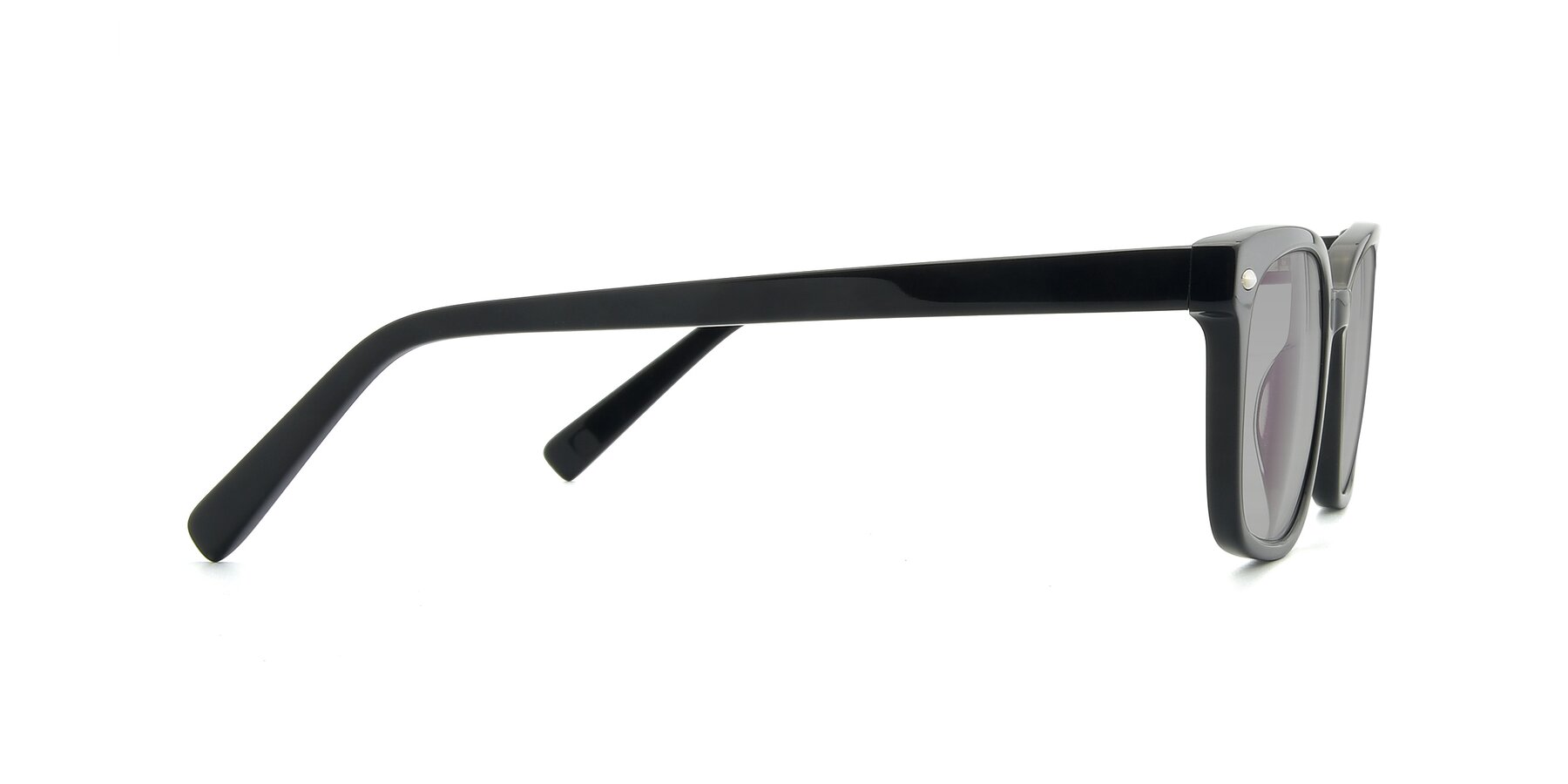 Side of 17349 in Black with Light Gray Tinted Lenses