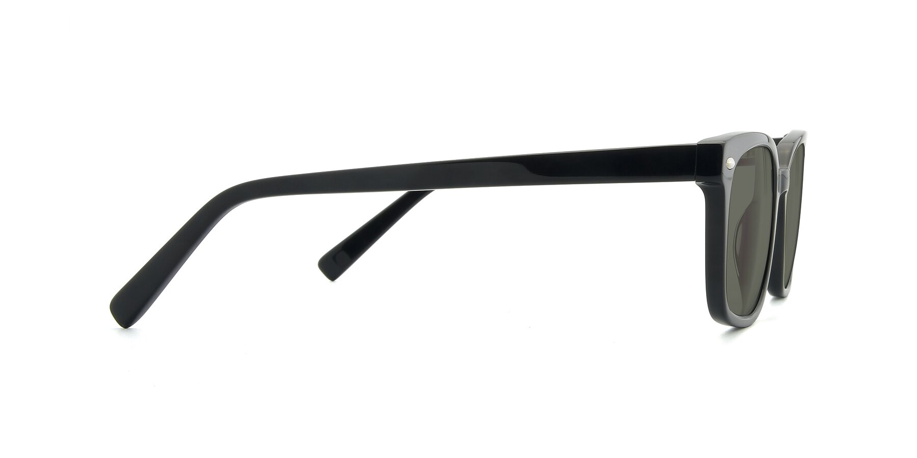 Side of 17349 in Black with Gray Polarized Lenses