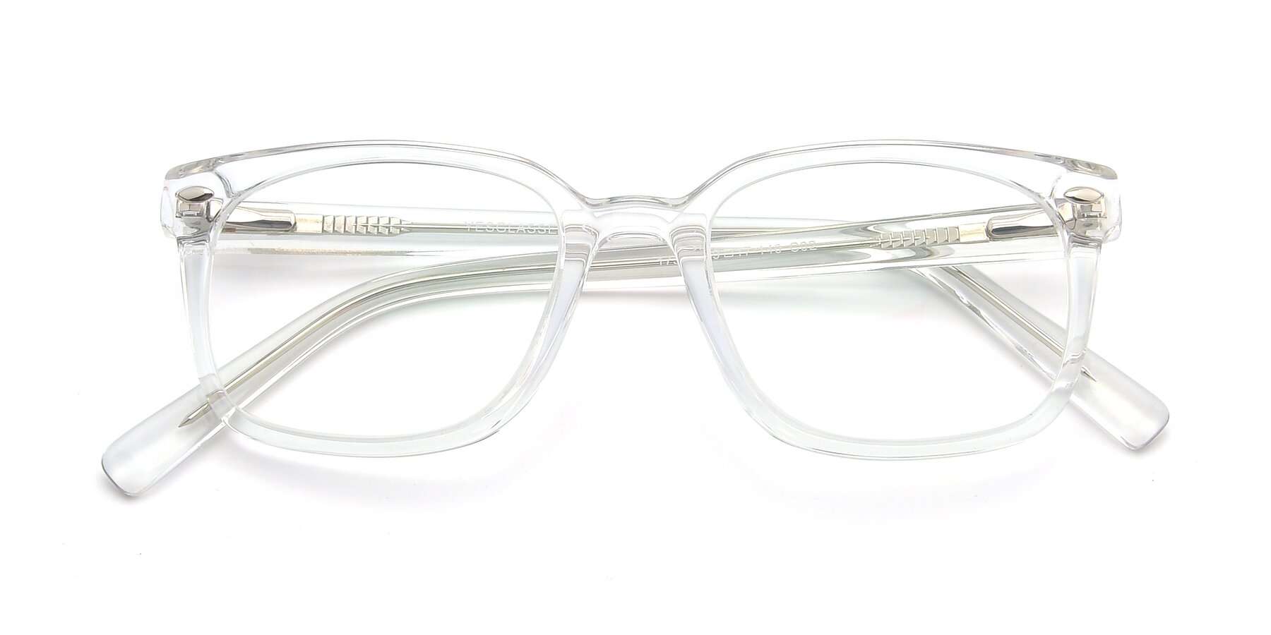 Folded Front of 17349 in Clear with Clear Blue Light Blocking Lenses