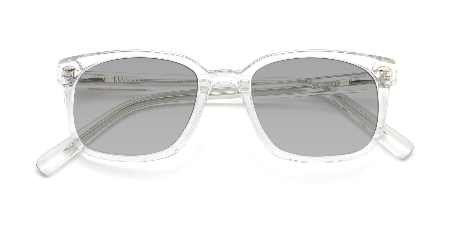 Folded Front of 17349 in Clear with Light Gray Tinted Lenses
