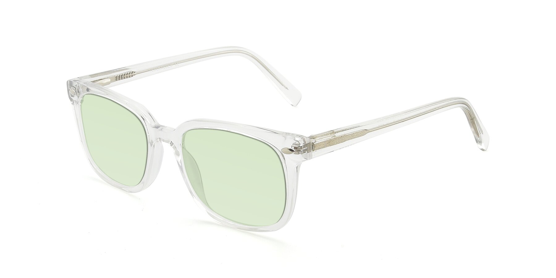 Angle of 17349 in Clear with Light Green Tinted Lenses