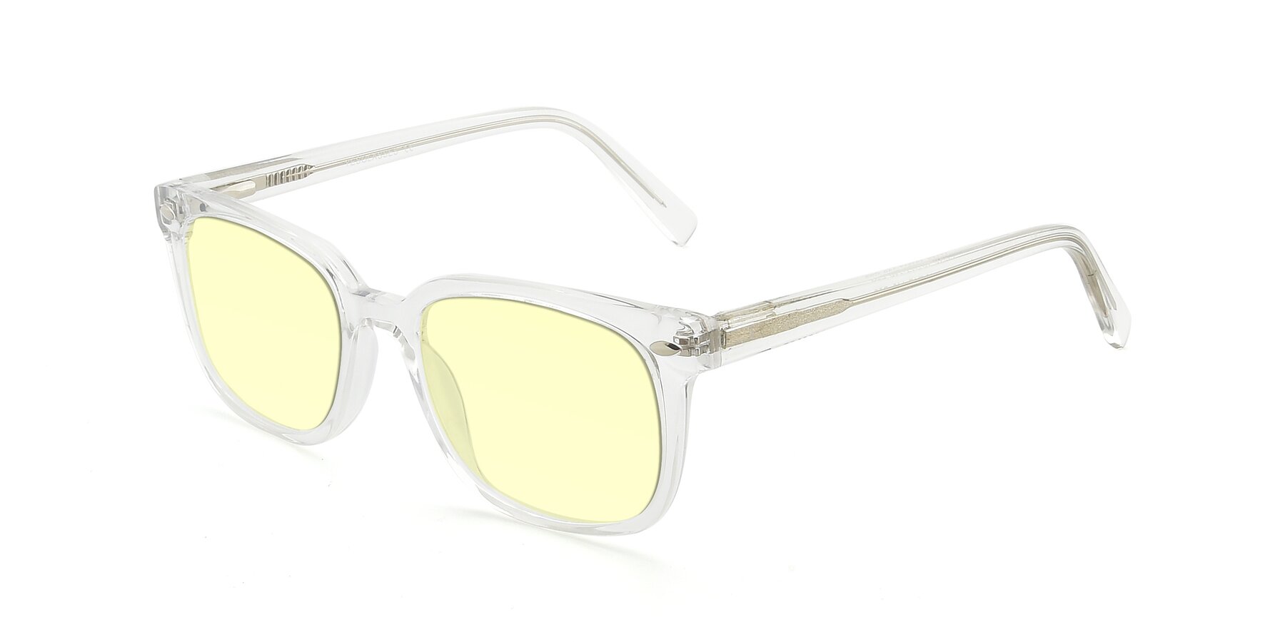 Angle of 17349 in Clear with Light Yellow Tinted Lenses
