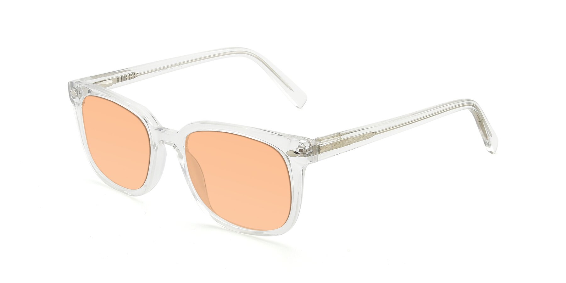 Angle of 17349 in Clear with Light Orange Tinted Lenses