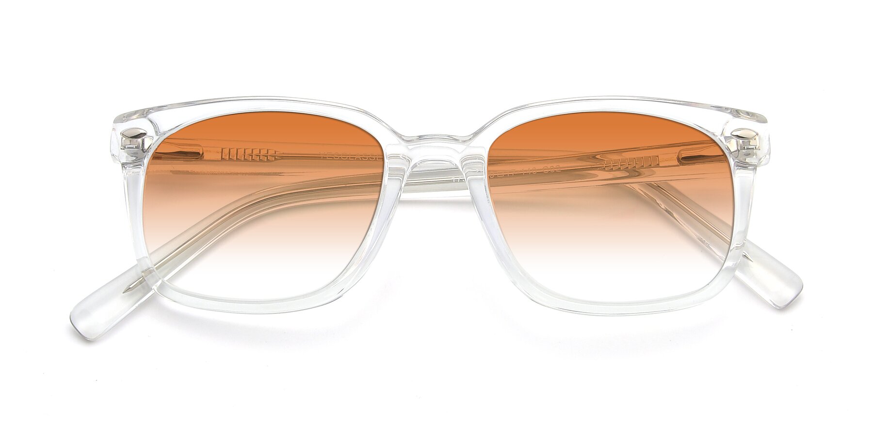 Folded Front of 17349 in Clear with Orange Gradient Lenses