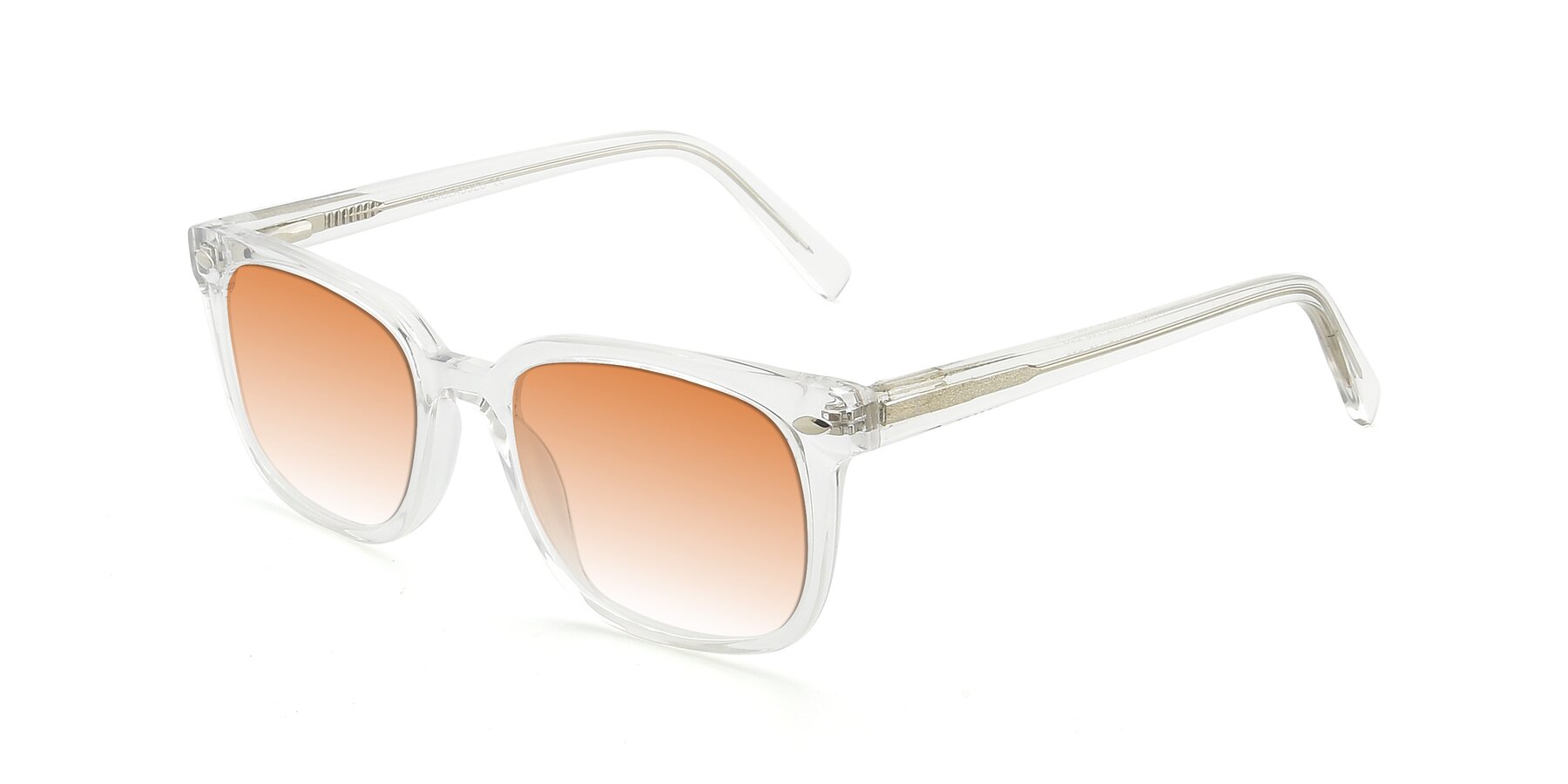 Angle of 17349 in Clear with Orange Gradient Lenses