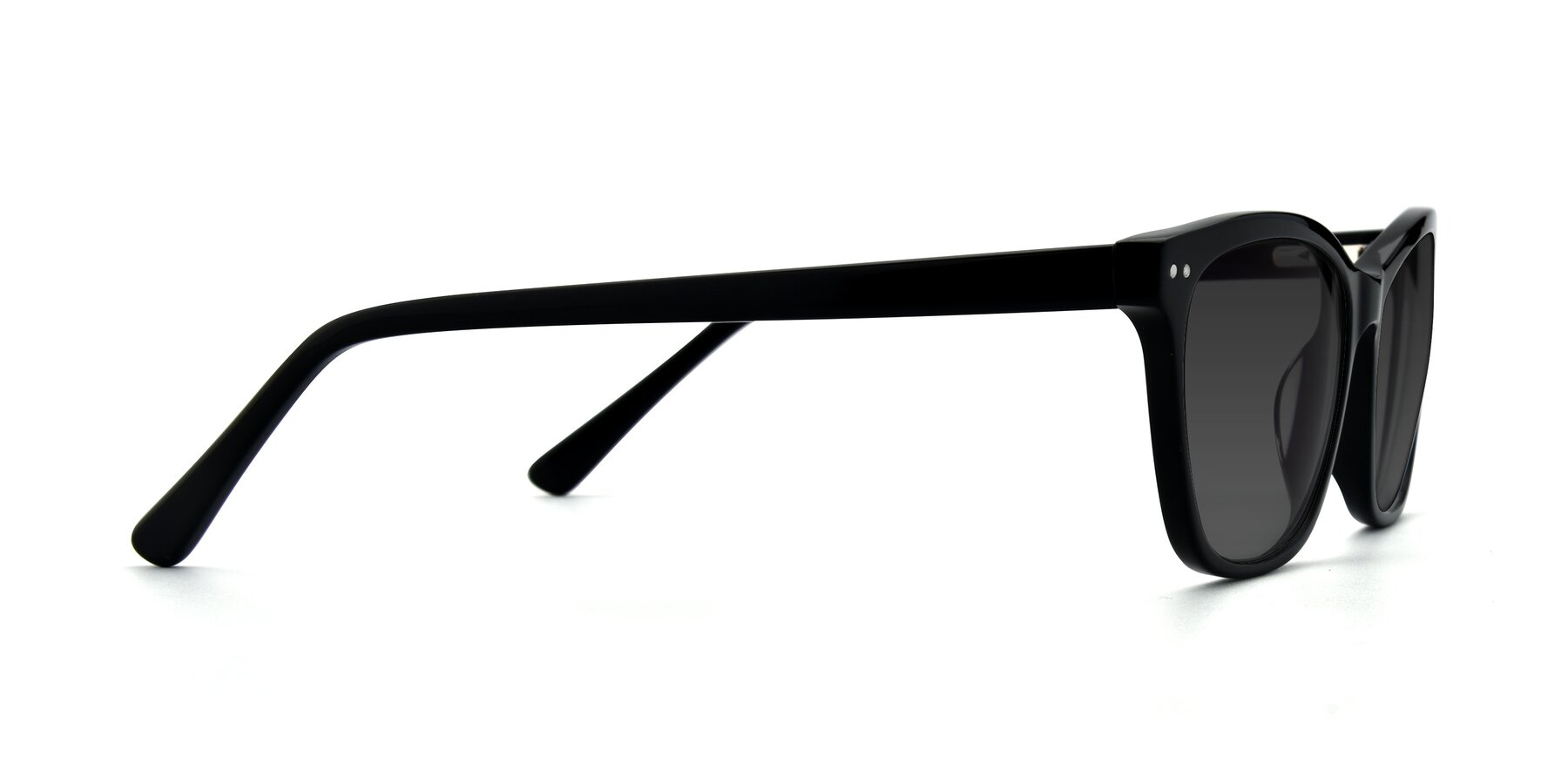 Side of 17350 in Black with Gray Tinted Lenses