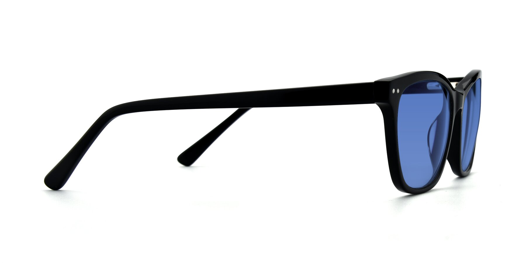Side of 17350 in Black with Blue Tinted Lenses